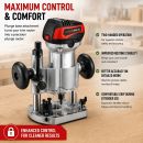 Lumberjack Plunge Router Base Attachment 145mm x 110mm