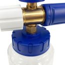 Autojack Detailing Snow Foam Cannon Lance 1 L Compatible with Karcher K2 to K7 Pressure Washers Brass Nozzle, Leak Proof Bottle & Adjustable Spray